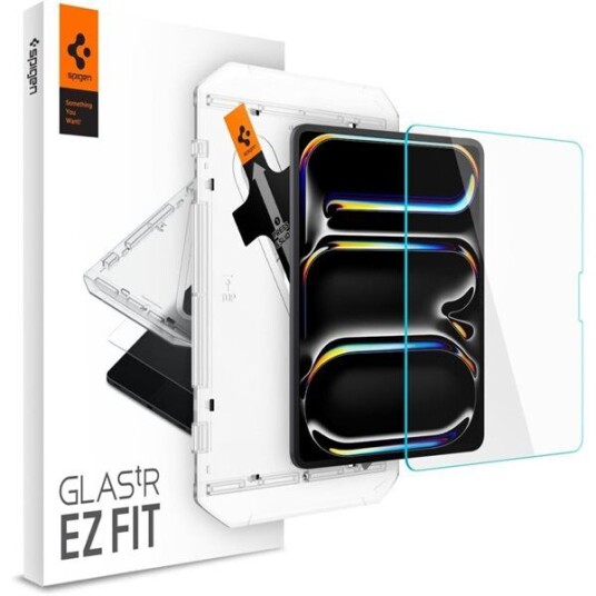 Spigen EZ Fit 9H Herdet Glass Skjermbeskytter for iPad Pro 13" (2024) - Case Friendly