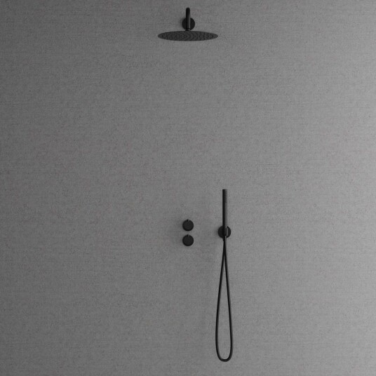 Scandtap Harmonized 2x Takdusj Innbygging Black