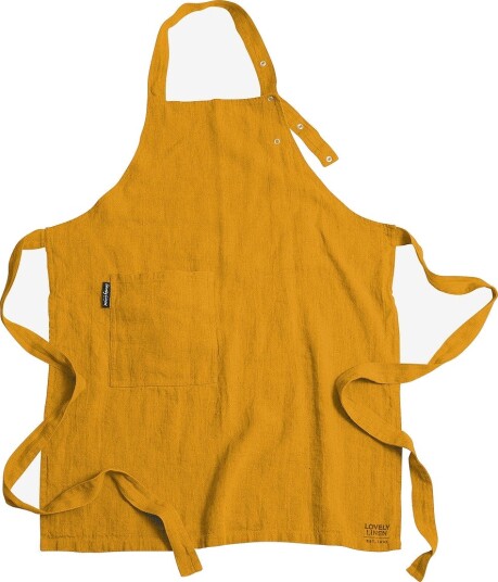Lovely Linen Forkle Lovely i vasket lin Gul Lovely Linen Forkle Lovely i vasket lin Gul