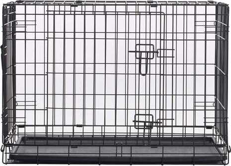 Savic Dog Cottage Hundebur Metall Sort (61 X 44 X 50)