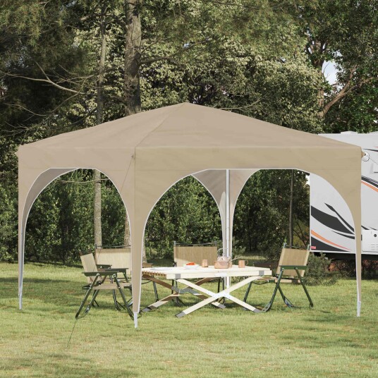 vidaXL Pop up Festtelt 290 x 290 x 245 cm Krem