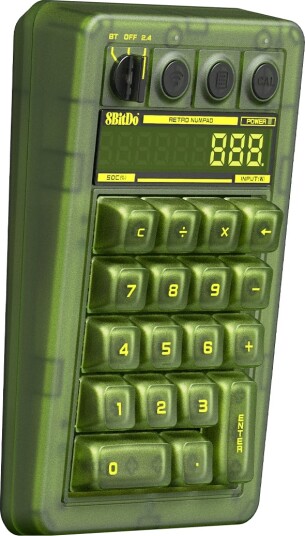 8BitDo Xbox Mechanical Numpad Grønn - Retro 18 Tastatur