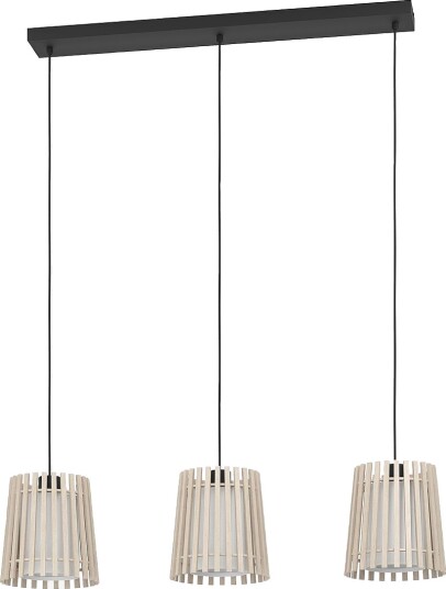 EGLOPendel Fattoria 3 LightBrunTakpendler