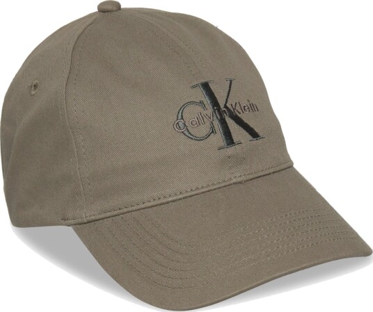 Calvin Klein Monologo Embroidery Cap Khaki green ONE SIZE