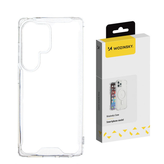 Wozinsky Gjennomsiktig Deksel med Forsterkede Hjørner til Samsung Galaxy S25 Transparent