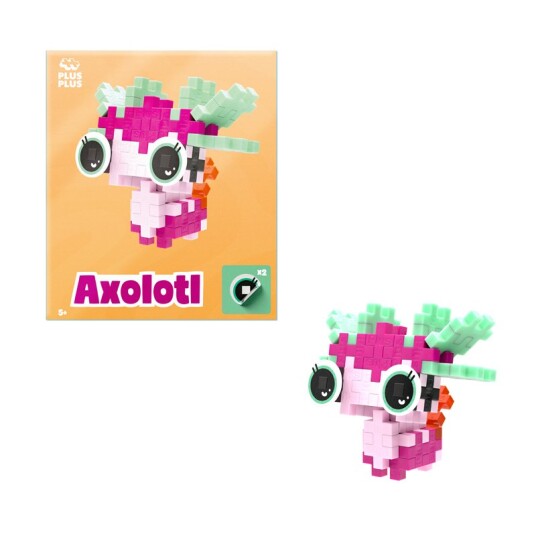 Plus Plus Dyrepakke Beundrende Axolotl Pink One Size