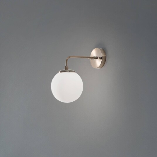 Vegglampe Viran Opviq dimbar Messing / gull Stue / spisestue Glass