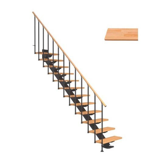 Dolle Sydney Bøk Oljet Rett Trapp Antracit Classicii 13T 75W