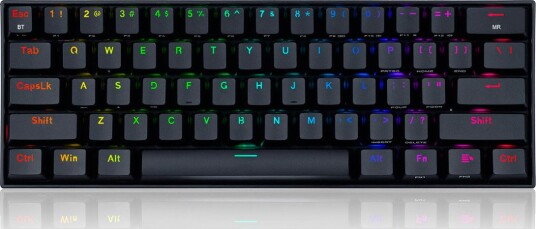 Redragon DRACONIC PRO RGB Mekanisk Gamingtastatur Svart