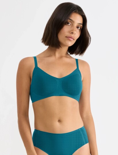 sloggi Sloggi Zero Feel Pure Soft Bra Blue S PLUS sloggi Sloggi Zero Feel Pure Soft Bra Blue S PLUS