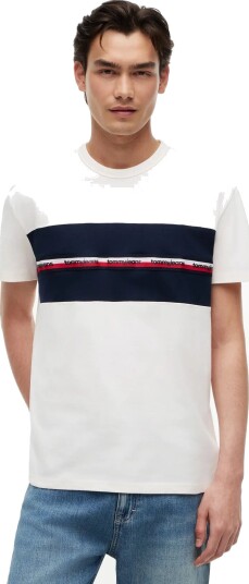 Tommy Jeans Tjm Reg Tape Tee Cream XS Tommy Jeans Tjm Reg Tape Tee Cream XS
