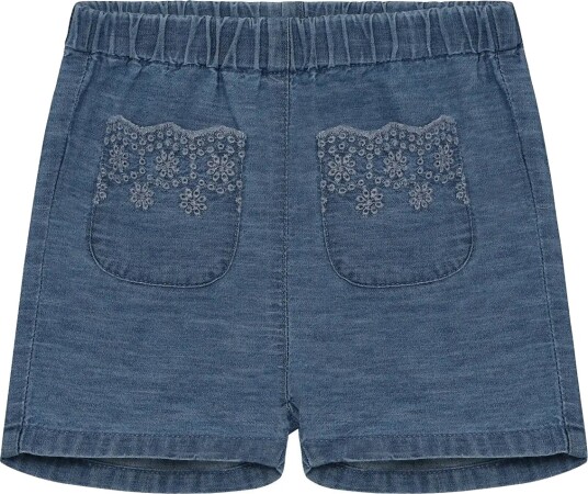 Minymo Shorts Chambray Blue 56