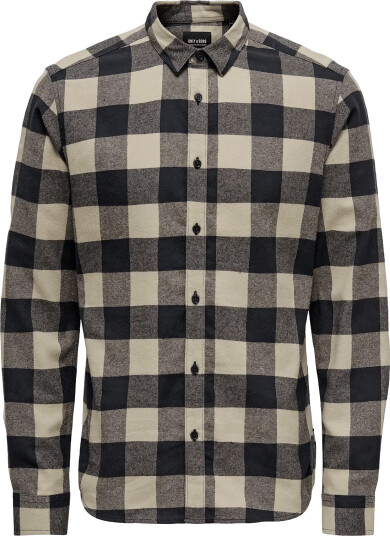 ONLY & SONS Onsgudmund Ls Checked Shirt Noos Multi/patterned XS