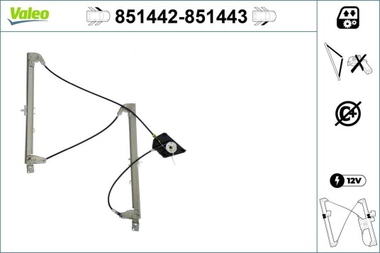 Vindusheis VALEO 851442