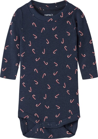Name It Body I/e Rib NbnDab Navy Blazer Name It 1½ år (86) Langermet Body Marineblå