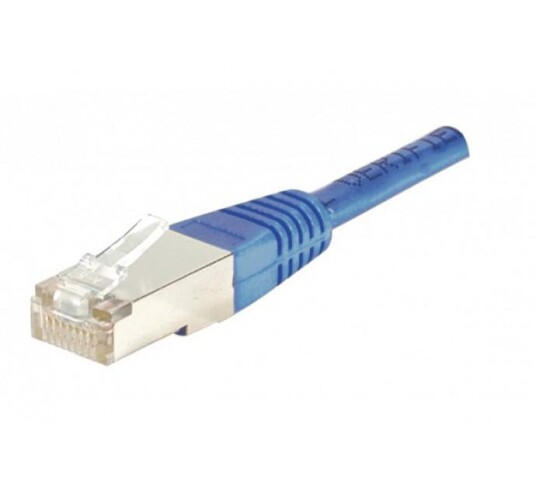 EXC Patch Cord RJ45 CAT.5e F/UTP Copper Blue 5m