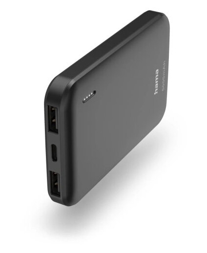 Hama 00201707, 5000 Mah, Litiumpolymer (Lipo), Antrasitt