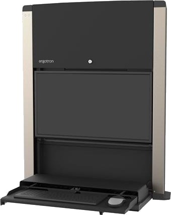 Ergotron CAREFIT SIT-STAND ENCLOSURE 27IN MIS-D 5Y W BLACK WALL Ergotron CAREFIT SIT-STAND ENCLOSURE 27IN MIS-D 5Y W BLACK WALL