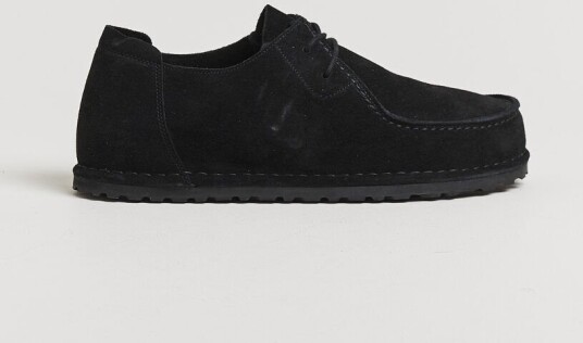 BIRKENSTOCK Utti Lace Loafer Black Suede