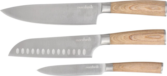 Nordwik Nordwik knivsett 3 deler Pakka tre Nordwik Nordwik knivsett 3 deler Pakka tre