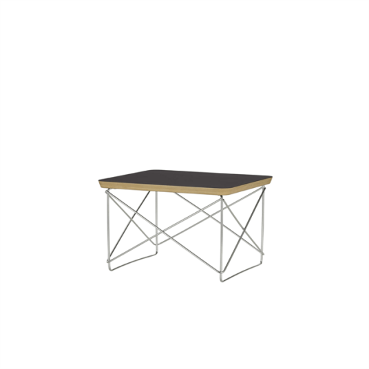 Vitra Occasional Table LTR Nattbord/Sidebord Sort Laminat/Rustfritt Stål Vitra Occasional Table LTR Nattbord/Sidebord Sort Laminat/Rustfritt Stål