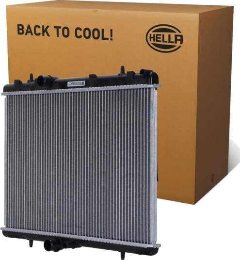 Radiator, motorkjøling HELLA 8MK 366 300-131