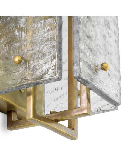 Eichholtz Solara Wall Lamp Vintage Brass Eichholtz Solara Wall Lamp Vintage Brass