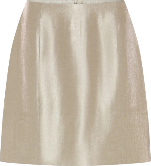 Bruuns Bazaar Dame Skjørt Beige 2XL,