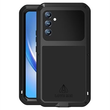 Love Mei Powerful Samsung Galaxy A34 5G Hybrid-deksel Svart Love Mei Powerful Samsung Galaxy A34 5G Hybrid-deksel Svart