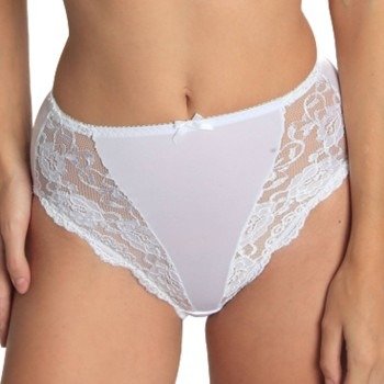 sassa Truser Classic Lace Shaping Brief Hvit polyamid 44 Dame