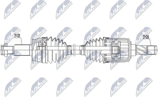 Nty Drivaksel NTY NPW LR 025