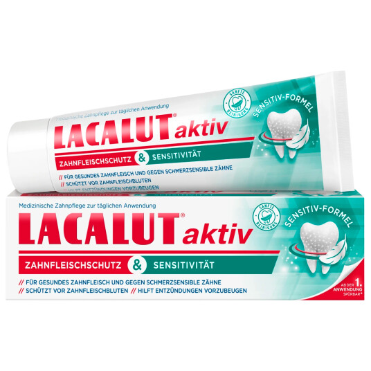 Lacalut Active Tannkrem Gum Protection & Sensitivity 75 ml.