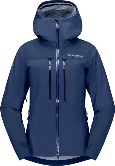 Norrøna Women's Trollveggen GORE TEX Pro Light Jacket Indigo Night M