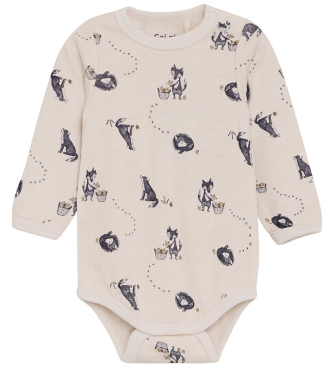 CeLaVi Body I/e Ull Night Sky CeLaVi 50 Langermet Body Beige Hvit