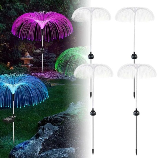 4 Pack Avatar Solar Lamp RGB Manet Manet Hagebelysning med bakkespyd 4 Pack Avatar Solar Lamp RGB Manet Manet Hagebelysning med bakkespyd