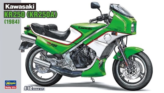 Hasegawa 1/12 Kawasaki KR250 (KR250A) 1984 Hasegawa 1/12 Kawasaki KR250 (KR250A) 1984