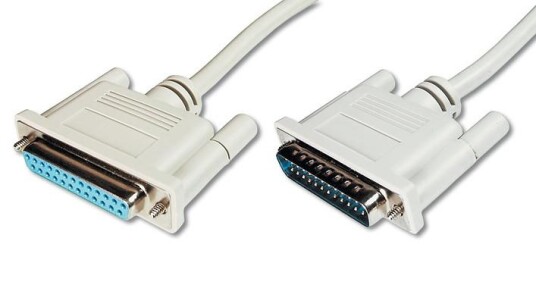 Digitus DB-25 Forlengelseskabel 3m med Tommelskruer