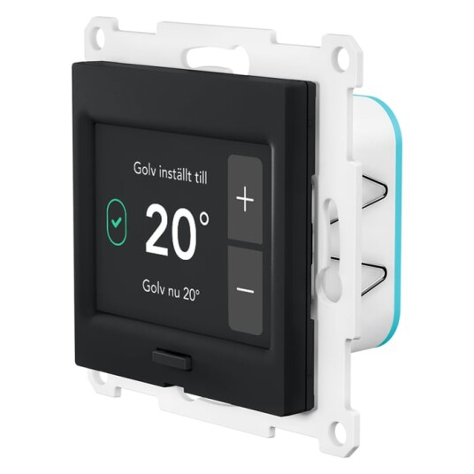 Plejd Smart Termostat TRM-01 For Gulvvarme Studio Svart Plejd Smart Termostat TRM-01 For Gulvvarme Studio Svart