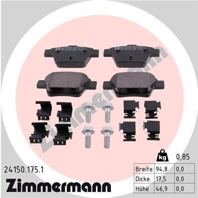 Bremseklosser ZIMMERMANN 24150.175.1