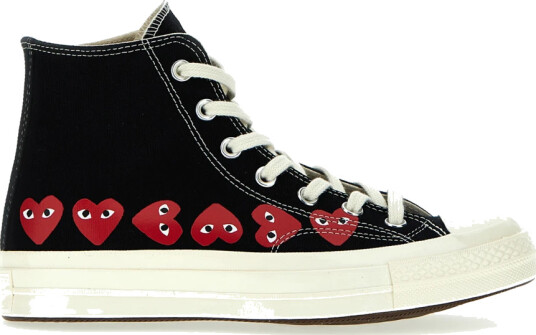 Comme des Garçons Play Herre Sko Svart 39 EU, Comme des Garçons Play Herre Sko Svart 39 EU,