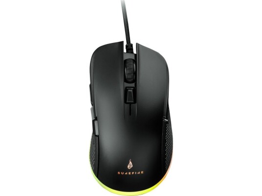 Surefire Gaming Buzzard Claw Gaming Mus Høyrehendt Optisk 7 Knapper Opptil 7200 Dpi Usb Svart