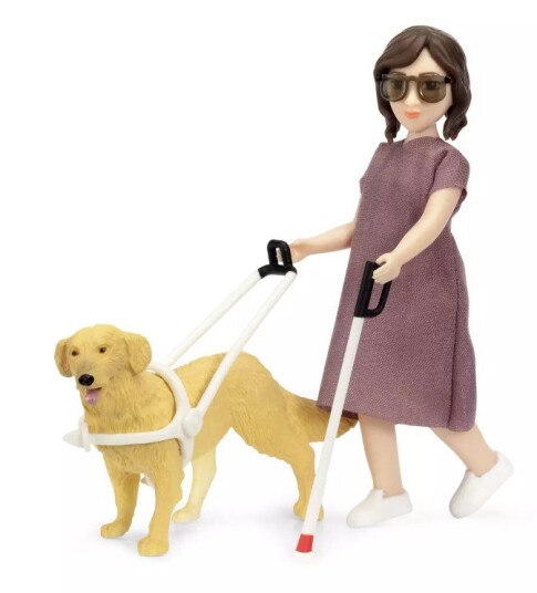 Lundby Dukke Blindekjepp Hund Lundby Dukke Blindekjepp Hund