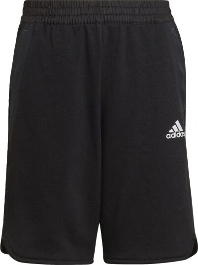 adidas Treningsshorts Designed For Gameday Svart/hvit Barn størrelse 140 cm