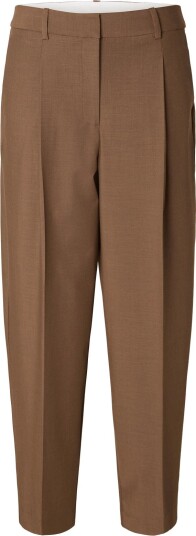 Selected Slwbarrel Signe Mw Pant Noos Brown 44 x 32
