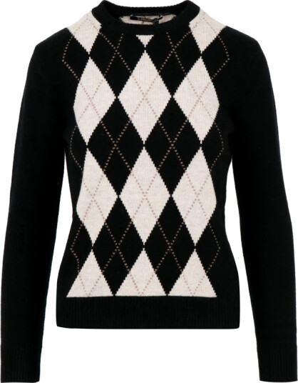 Max Mara Dame Strikkevarer Svart L,