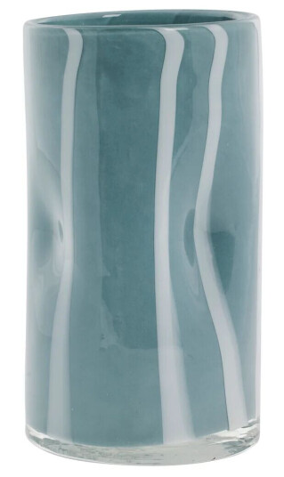 Lene Bjerre Marelle vase Ø10 cm Light bluewhite