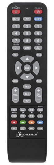 Lp Cabletech 4 I 1 Programmerbar Universal Fjernkontroll