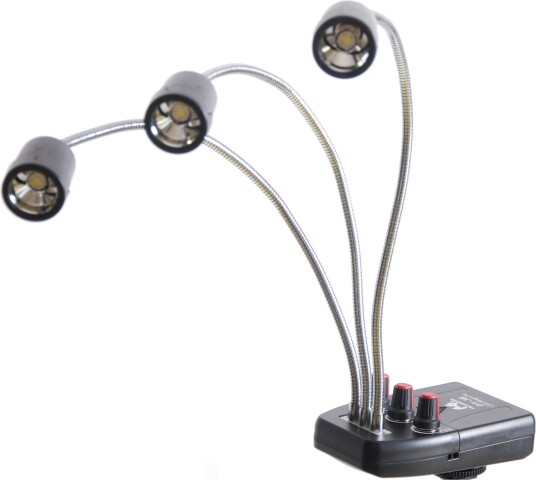 LED-lamper til Makrofotografering 3 stk. - Justerbar