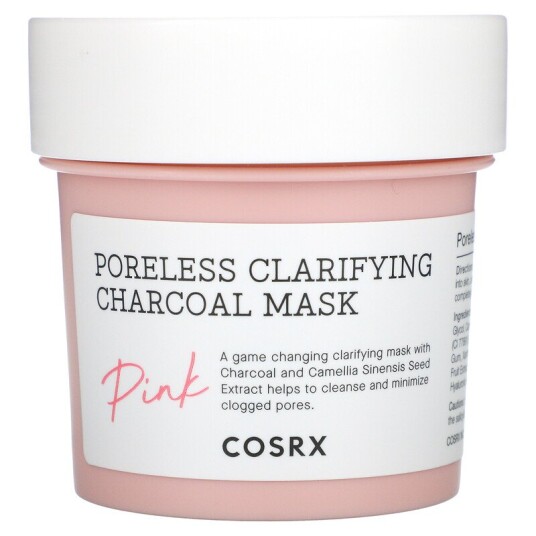 Cosrx Poreless Clarifying Charcoal Mask Pink 110ml