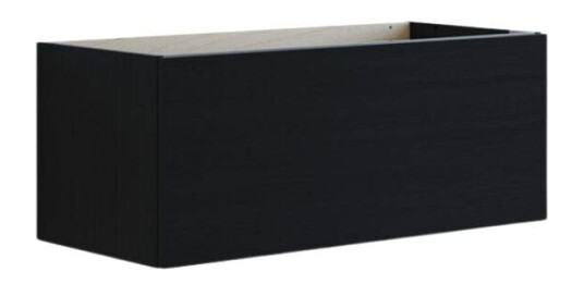 Dansani Inzo Urban Glatt Underskap 1 Skuff B60 120xh40xd44cm Svart eik / 100cm